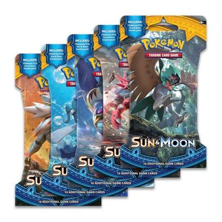 Sun & Moon Sleeved Booster Pack