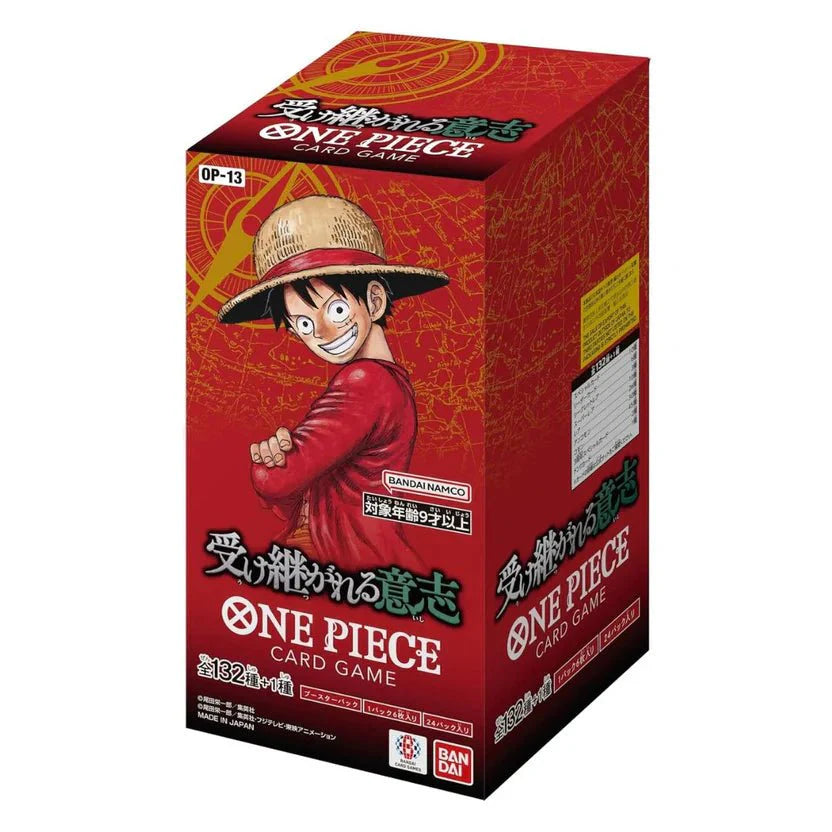 one piece booster box carrying on his will op-13 Köp Card Game OP13 Japansk Style:Iron Leaves 30-pack making them irresistible additions Pokemon Battle Partners SV9